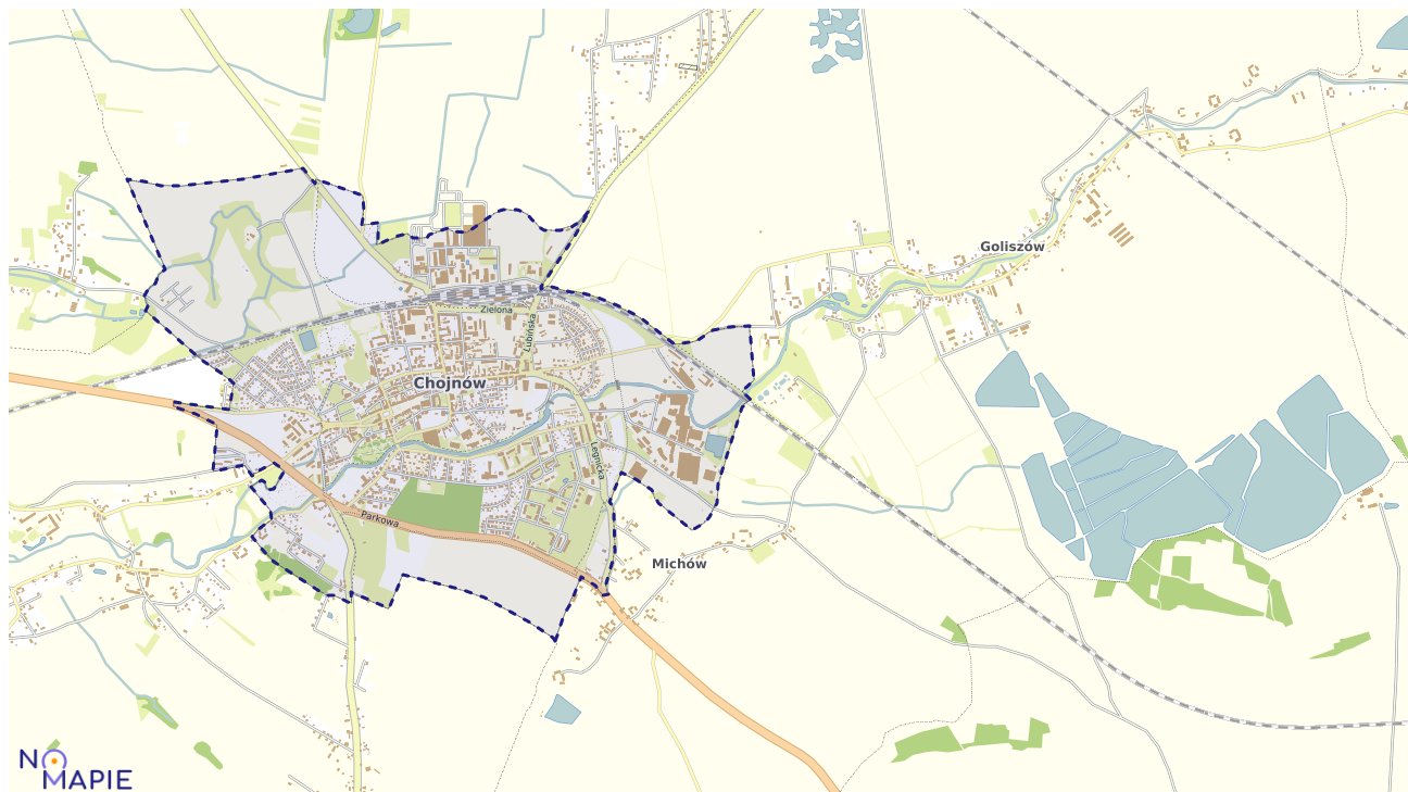 Mapa uzbrojenia terenu Chojnowa